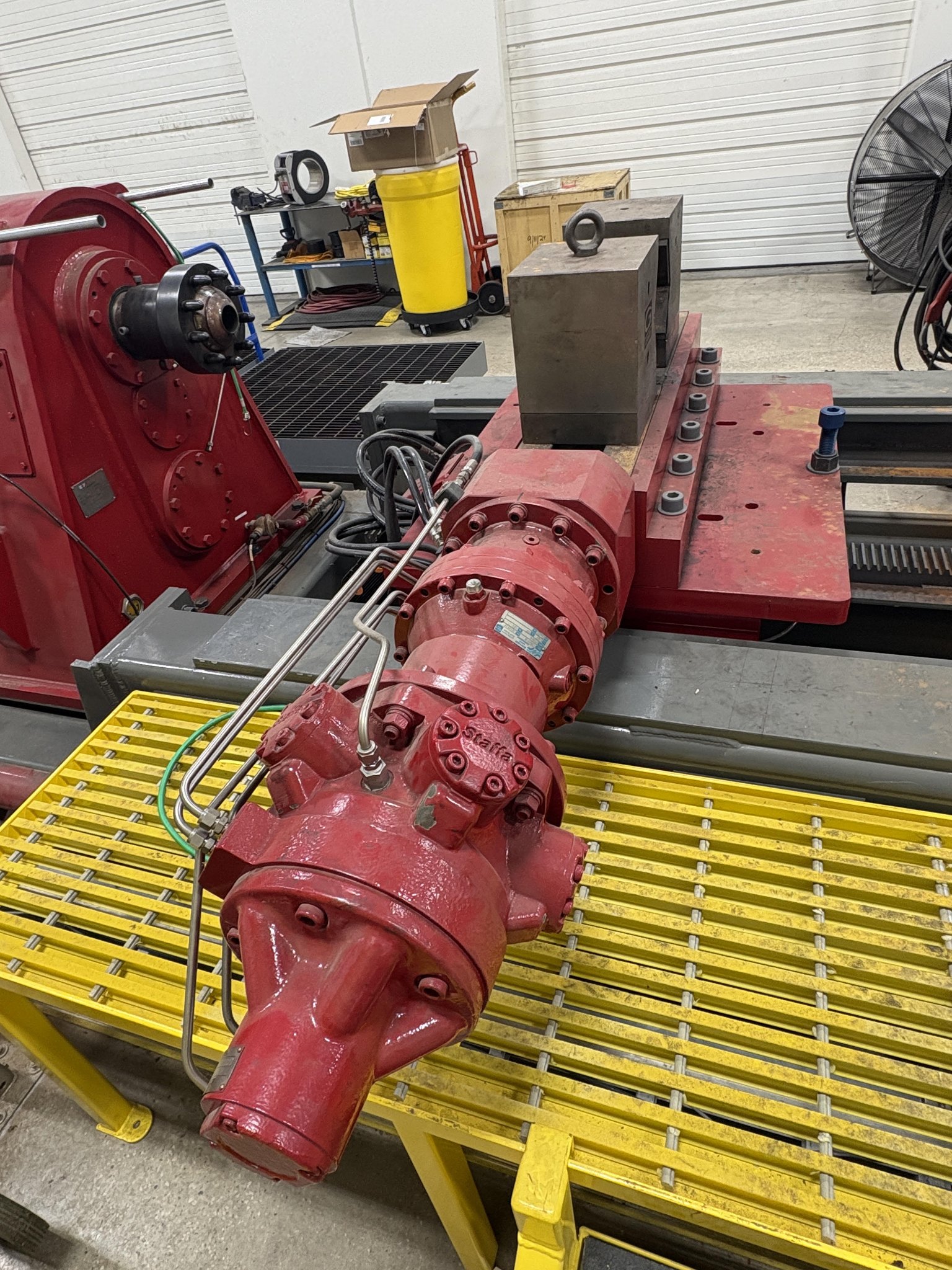 Mechanical assembly within the NOV dyno test system